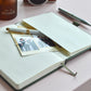 OLIVE LEATHER NOTEBOOK A5
