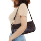 ECLIPSE BAG IN BROWN CROC LEATHER