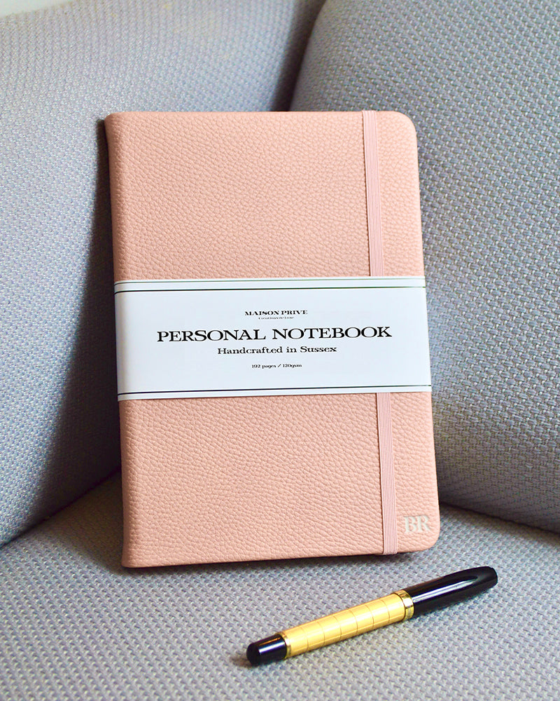 PINK LEATHER NOTEBOOK A5