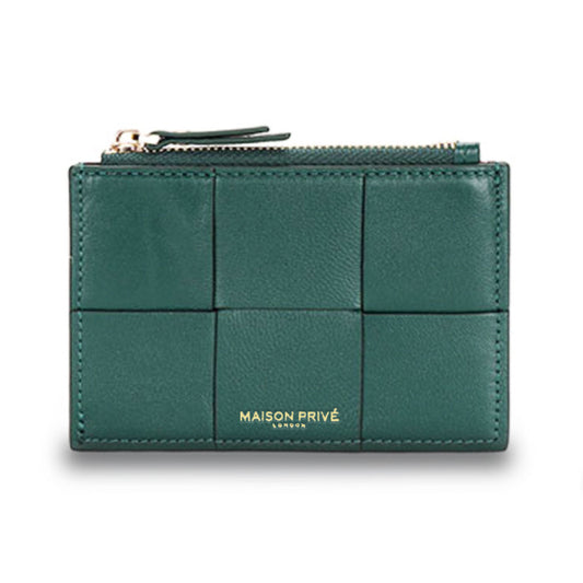FOLD BAG IN GREEN SAFFIANO LEATHER