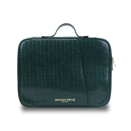 CARRY CASE IN GREEN CROC